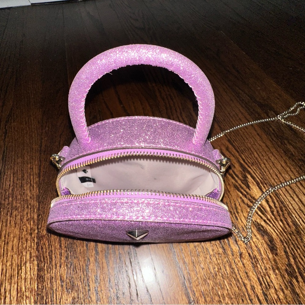 Kate Spade Andi Glitter Mini Canteen Crossbody Bag in Candied Lilac - Picture 11 of 11